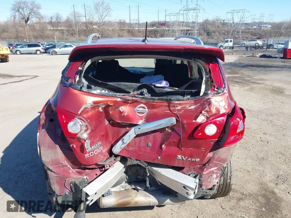 2013 Nissan Rogue SL with VIN JN8AS5MV1DW616248, listed as a IAAI auction lot 41591264 with 127,324 mi miles and . Bid and sale history available at DreamBid. Image 6.
