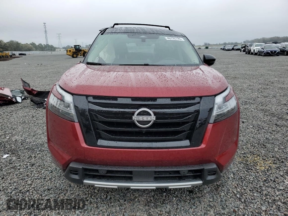 2024 Nissan Pathfinder Platinum with VIN 5N1DR3DH9RC210841, listed as a Copart auction lot 46792795 with 23,164 mi miles and Salvage title. Bid and sale history available at DreamBid. Image 5.