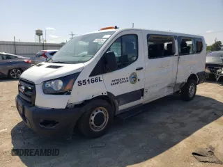 2020 Ford Transit Passenger XL with VIN 1FBAX2Y86LKB21862, listed as a Copart auction lot 67888554 with 18,936 mi miles and Salvage Title. Bid and sale history available at carsss.com. Image 1.