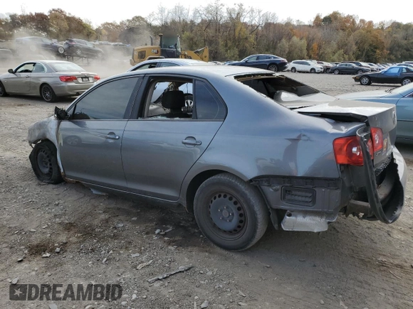 2005 Volkswagen Jetta 2.5 with VIN 3VWPG71K55M613316, listed as a Copart auction lot 78174924 with Not provided miles and Salvage title. Bid and sale history available at DreamBid. Image 2.