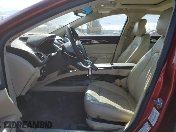 2014 Lincoln MKZ with VIN 3LN6L2GK4ER827992, listed as a Copart auction lot 83535384 with 132,067 mi miles and Salvage Title. Bid and sale history available at DreamBid. Image 7.