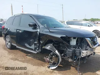 2019 Nissan Pathfinder SV with VIN 5N1DR2MM3KC598534, listed as a IAAI auction lot 42403130 with 117,213 mi miles and . Bid and sale history available at DreamBid. Image 1.
