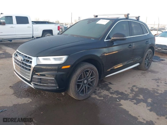 2019 Audi Q5 Premium Plus with VIN WA1BNAFYXK2051732, listed as a IAAI auction lot 41826131 with 49,665 mi miles. Bid and sale history available at carsss.com. Image 2.