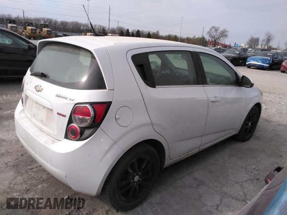 2013 Chevrolet Sonic LT with VIN 1G1JC6SB2D4195118, listed as a Copart auction lot 42709865 with 191,684 mi miles and Clean Title. Bid and sale history available at carsss.com. Image 3.