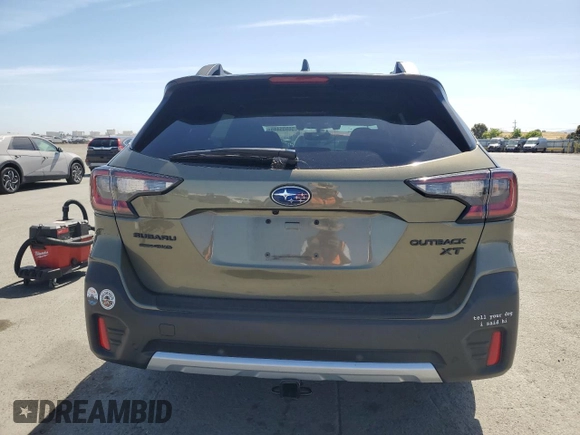 2022 Subaru Outback Limited XT with VIN 4S4BTGND9N3250147, listed as a Copart auction lot 56935445 with 25,191 mi miles and Salvage title. Bid and sale history available at DreamBid. Image 6.