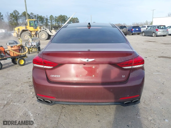 2015 Hyundai Genesis 5.0L with VIN KMHGN4JF4FU066994, listed as a IAAI auction lot 41208728 with 1 mi miles. Bid and sale history available at carsss.com. Image 15.