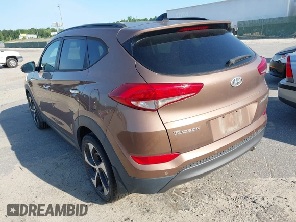 2016 Hyundai Tucson Limited z VIN KM8J33A20GU058654, wystawiony jako IAAI lot #42315680 z przebiegiem 143 866 mil mil oraz . Historia ofert i sprzedaży dostępna na DreamBid. Obrazek 3.