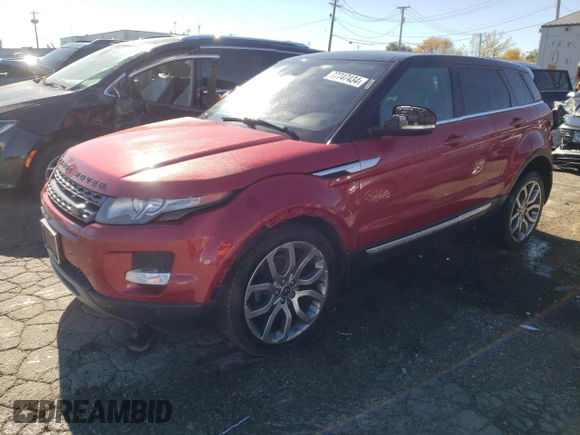 2013 Land Rover Range Rover Evoque Prestige Premium with VIN SALVV2BG2DH810565, listed as a Copart auction lot 77747434 with 148,607 mi miles and Salvage Title. Bid and sale history available at carsss.com. Image 1.