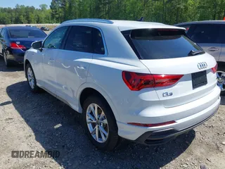 2023 Audi Q3 S line Premium Plus with VIN WA1EECF3XP1127217, listed as a IAAI auction lot 42016607 with 13,772 mi miles. Bid and sale history available at carsss.com. Image 3.