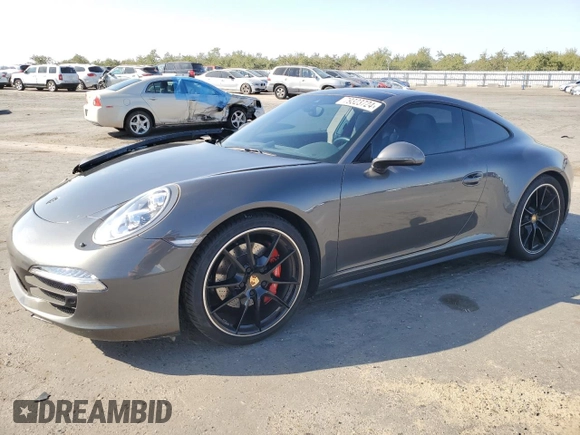 2014 Porsche 911 Carrera S with VIN WP0AB2A92ES121244, listed as a Copart auction lot 79323724 with 36,074 mi miles and Salvage Title. Bid and sale history available at carsss.com. Image 1.