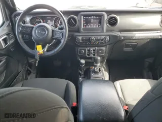 2018 Jeep Wrangler Unlimited Sport S with VIN 1C4HJXDG2JW147032, listed as a Copart auction lot 53462135 with 55,868 mi miles and Salvage Title. Bid and sale history available at carsss.com. Image 8.