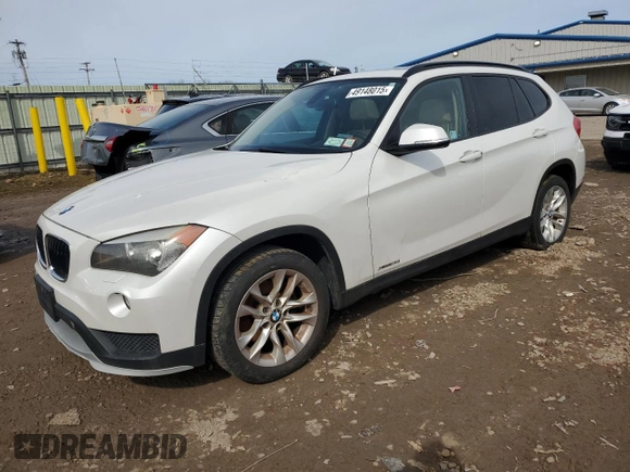 2015 BMW X1 xDrive28i with VIN WBAVL1C58FVY28445, listed as a Copart auction lot 49148015 with 144,319 mi miles and Clean Title. Bid and sale history available at carsss.com. Image 1.