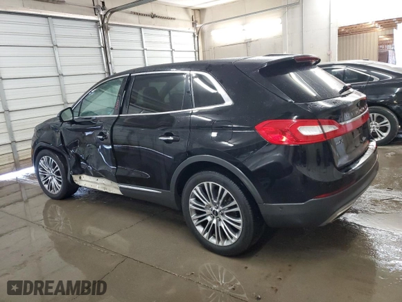 2017 Lincoln MKX Reserve with VIN 2LMPJ6LR7HBL38613, listed as a Copart auction lot 52911445 with 87,704 mi miles and Salvage Title. Bid and sale history available at carsss.com. Image 2.