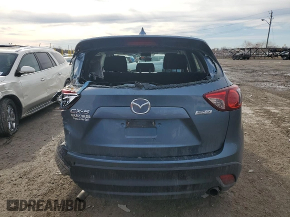 2016 Mazda CX-5 Sport with VIN JM3KE2BY0G0703866, listed as a Copart auction lot 43708185 with 186,790 mi miles and Salvage Title. Bid and sale history available at carsss.com. Image 6.