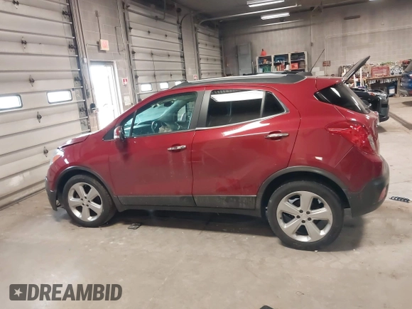 2015 Buick Encore Convenience with VIN KL4CJFSB4FB264728, listed as a IAAI auction lot 41690691 with 101,731 mi miles. Bid and sale history available at carsss.com. Image 14.