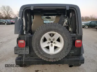 2005 Jeep Wrangler Rubicon with VIN 1J4FA69S55P317666, listed as a Copart auction lot 81782754 with 119,954 mi miles and Salvage Title. Bid and sale history available at carsss.com. Image 6.