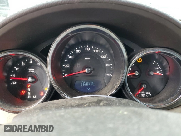 2012 Cadillac CTS Luxury with VIN 1G6DE5E5XC0105219, listed as a Copart auction lot 86114254 with 184,484 mi miles and Salvage title. Bid and sale history available at DreamBid. Image 9.