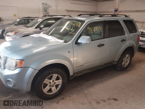 2008 Ford Escape Hybrid with VIN 1FMCU49H58KC63839, listed as a IAAI auction lot 41623596 with 218,566 mi miles and . Bid and sale history available at DreamBid. Image 2.