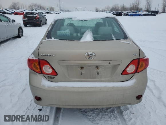 2010 Toyota Corolla with VIN 2T1BU4EE1AC405624, listed as a Copart auction lot 43646225 with 142,963 mi miles and Salvage Title. Bid and sale history available at carsss.com. Image 6.