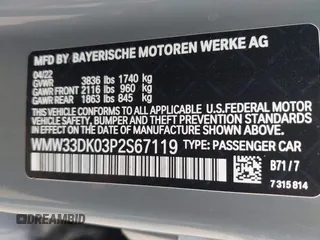 2023 MINI Hardtop 4 Door Cooper Classic z VIN WMW33DK03P2S67119, wystawiony jako IAAI lot #42095145 z przebiegiem 15 346 mil mil oraz . Historia ofert i sprzedaży dostępna na DreamBid. Obrazek 9.