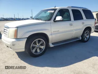 2003 Cadillac Escalade z VIN 1GYEC63T63R290034, wystawiony jako Copart lot #46844735 z przebiegiem 304 433 mil mil oraz Czysty tytuł • Clean title. Historia ofert i sprzedaży dostępna na DreamBid. Obrazek 1.
