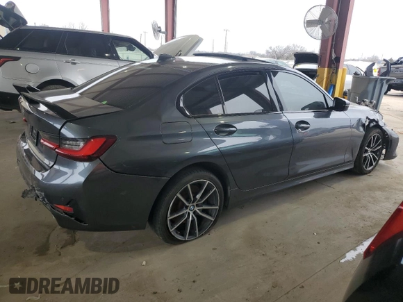 2022 BMW 3 Series 330i with VIN 3MW5R1J0XN8C22443, listed as a Copart auction lot 46816985 with 102,014 mi miles and Clean Title. Bid and sale history available at carsss.com. Image 3.