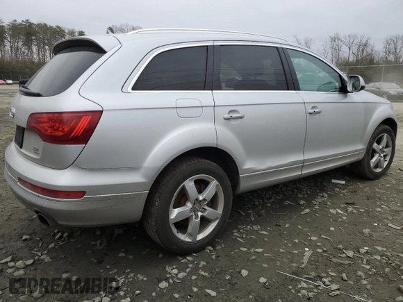 2015 Audi Q7 Premium Plus with VIN WA1LGAFE7FD020758, listed as a Copart auction lot 57027935 with 117,329 mi miles and Non repairable. Bid and sale history available at DreamBid. Image 3.