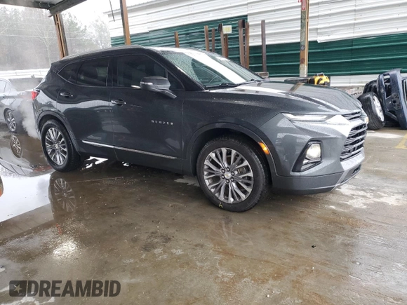 2019 Chevrolet Blazer Premier with VIN 3GNKBFRS3KS683020, listed as a Copart auction lot 44775425 with 94,923 mi miles and Salvage title. Bid and sale history available at DreamBid. Image 4.