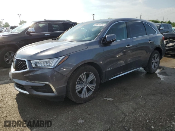 2020 Acura MDX with VIN 5J8YD4H30LL047577, listed as a Copart auction lot 56914475 with 51,933 mi miles and Salvage title. Bid and sale history available at DreamBid. Image 1.