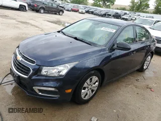 2015 Chevrolet Cruze LS with VIN 1G1PA5SHXF7295192, listed as a Copart auction lot 55325124 with 123,445 mi miles and Salvage Title. Bid and sale history available at DreamBid. Image 1.