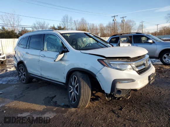 2020 Honda Pilot Touring 8-Passenger with VIN 5FNYF6H9XLB029731, listed as a Copart auction lot 45935965 with 80,691 mi miles and Salvage Title. Bid and sale history available at DreamBid. Image 4.