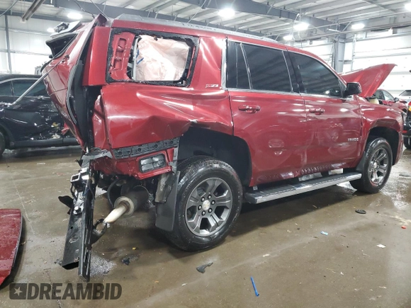 2016 Chevrolet Tahoe LT with VIN 1GNSKBKC2GR332010, listed as a Copart auction lot 45983515 with Not Provided miles and Non Repairable. Bid and sale history available at DreamBid. Image 3.