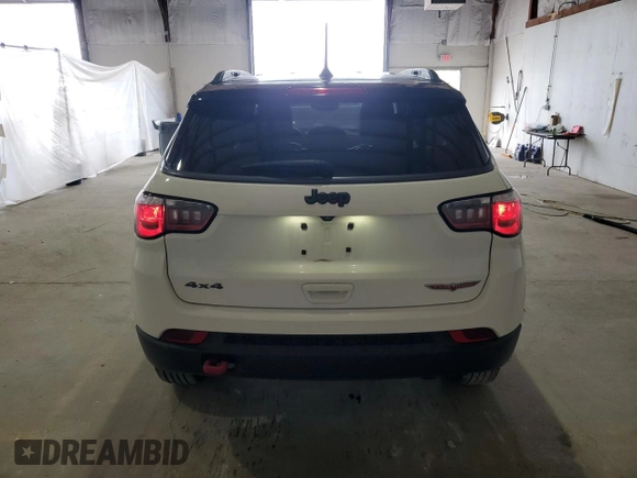 2019 Jeep Compass Trailhawk with VIN 3C4NJDDB2KT739530, listed as a Copart auction lot 55241795 with 80,541 mi miles and Salvage title. Bid and sale history available at DreamBid. Image 6.
