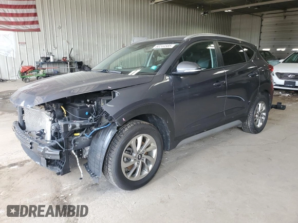 2018 Hyundai Tucson SEL with VIN KM8J3CA42JU766087, listed as a Copart auction lot 60244585 with 78,626 mi miles and Clean title. Bid and sale history available at DreamBid. Image 1.