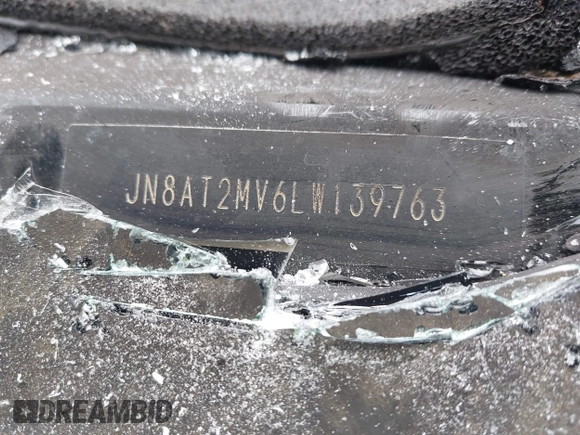 2020 Nissan Rogue SV z VIN JN8AT2MV6LW139763, wystawiony jako IAAI lot #42044703 z przebiegiem Nie podano mil oraz . Historia ofert i sprzedaży dostępna na DreamBid. Obrazek 9.