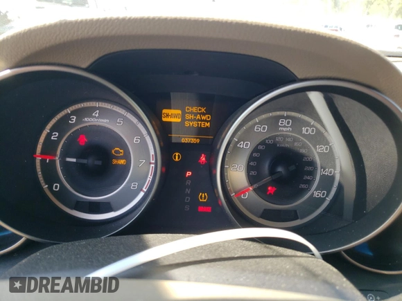 2012 Acura MDX z VIN 2HNYD2H25CH539247, wystawiony jako Copart lot #53558235 z przebiegiem 37 359 mil mil oraz Szkoda całkowita • Salvage title. Historia ofert i sprzedaży dostępna na DreamBid. Obrazek 9.