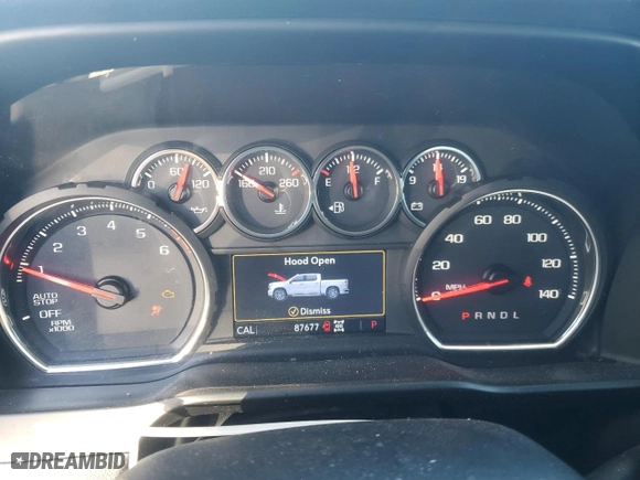 2019 Chevrolet Silverado 1500 LT with VIN 1GCRYDED6KZ242616, listed as a Copart auction lot 46619455 with 87,677 mi miles and Salvage Title. Bid and sale history available at carsss.com. Image 9.