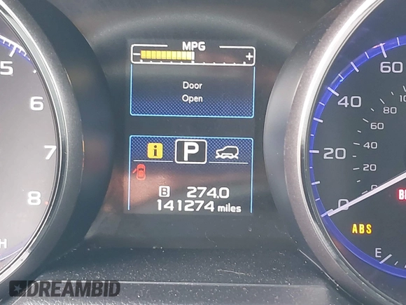 2017 Subaru Outback Premium with VIN 4S4BSACC5H3340524, listed as a IAAI auction lot 42077133 with 141,274 mi miles and . Bid and sale history available at DreamBid. Image 15.