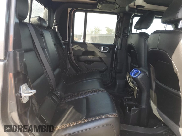 2021 Jeep Gladiator Overland with VIN 1C6HJTFG2ML517477, listed as a Copart auction lot 50061065 with 27,443 mi miles and Salvage title. Bid and sale history available at DreamBid. Image 10.