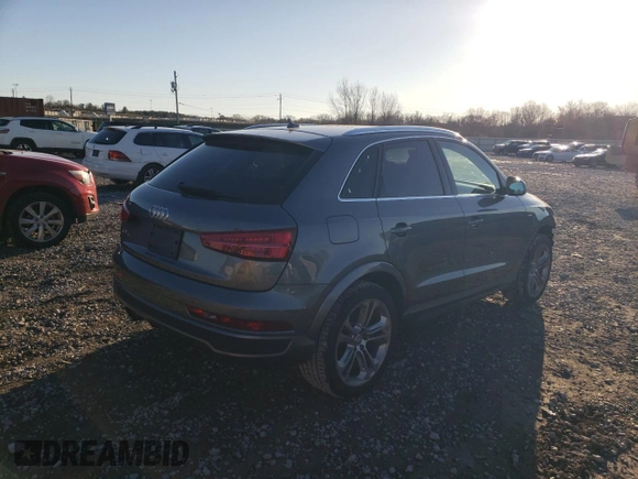 2016 Audi Q3 Prestige with VIN WA1FFCFS9GR007371, listed as a Copart auction lot 81291073 with 60,445 mi miles and . Bid and sale history available at DreamBid. Image 3.