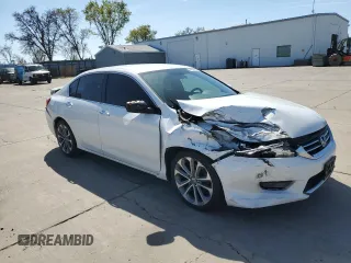 2015 Honda Accord Sport with VIN 1HGCR2F57FA067488, listed as a Copart auction lot 49556055 with 274,063 mi miles and Salvage Title. Bid and sale history available at DreamBid. Image 4.
