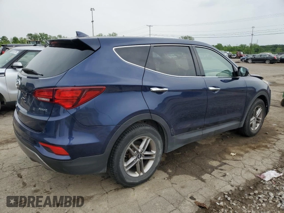 2017 Hyundai Santa Fe 2.4L with VIN 5XYZT3LB1HG496588, listed as a Copart auction lot 60441795 with 136,361 mi miles and Clean title. Bid and sale history available at DreamBid. Image 3.