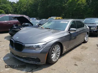 2017 BMW 7 Series 740i xDrive with VIN WBA7E4C56HGU99420, listed as a Copart auction lot 51167683 with 0 mi miles. Bid and sale history available at carsss.com. Image 1.