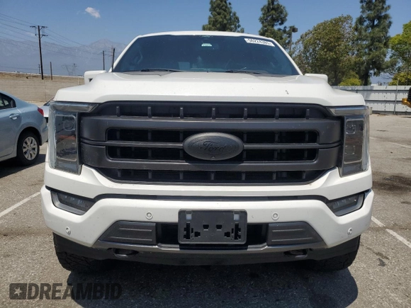 2022 Ford F-150 XL with VIN 1FTFW1E85NFA47493, listed as a Copart auction lot 56224385 with 51,614 mi miles and Clean Title. Bid and sale history available at DreamBid. Image 5.