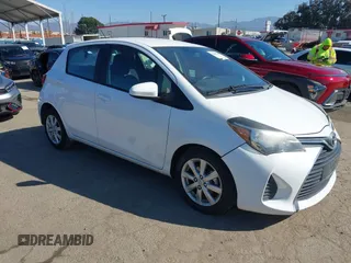 2015 Toyota Yaris L with VIN VNKKTUD34FA051863, listed as a IAAI auction lot 41615246 with 103,728 mi miles. Bid and sale history available at carsss.com. Image 1.