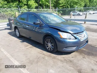 2015 Nissan Sentra SV z VIN 3N1AB7APXFY325467, wystawiony jako IAAI lot #42216299 z przebiegiem 111 110 mil mil oraz . Historia ofert i sprzedaży dostępna na DreamBid. Obrazek 1.