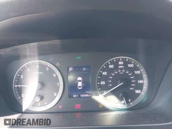 2016 Hyundai Sonata Sport with VIN 5NPE34AF0GH431703, listed as a IAAI auction lot 41930465 with 126,586 mi miles and . Bid and sale history available at DreamBid. Image 7.