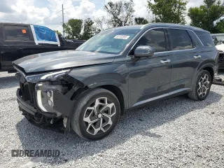 2022 Hyundai Palisade Calligraphy z VIN KM8R74HE7NU449391, wystawiony jako Copart lot #58730395 z przebiegiem 51 533 mil mil oraz Szkoda całkowita • Salvage title. Historia ofert i sprzedaży dostępna na DreamBid. Obrazek 1.