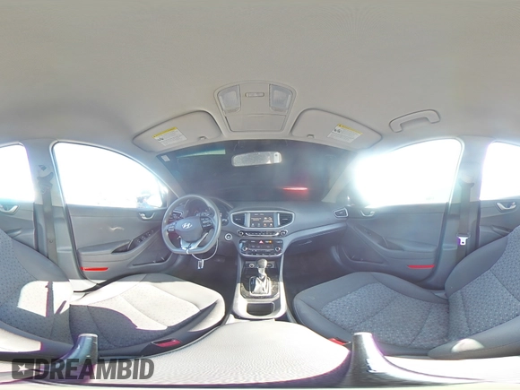 2019 Hyundai Ioniq Blue with VIN KMHC65LC5KU137067, listed as a Copart auction lot 57656395 with 82,494 mi miles and Non repairable. Bid and sale history available at DreamBid. Image 14.