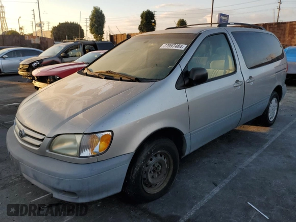 2003 Toyota Sienna CE with VIN 4T3ZF19C53U535060, listed as a Copart auction lot 77997484 with 97,598 mi miles and Clean Title. Bid and sale history available at carsss.com. Image 1.